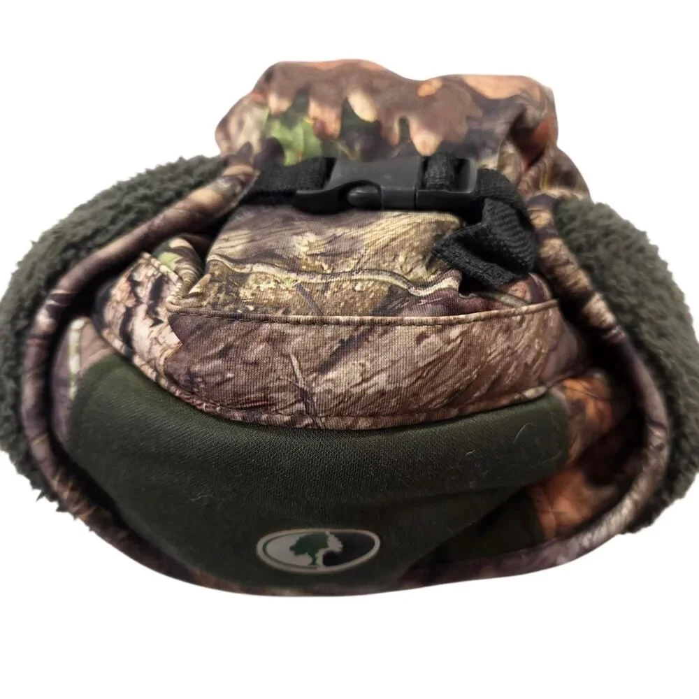 Mossy Oak Trapper Hat Camo Sherpa Fleece Ear‎ Flap Hunting Winter OSFM